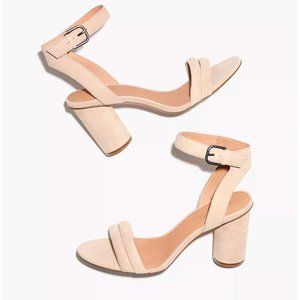 Madewell Rosalie High-Heel Sandal, Size 8 Suede